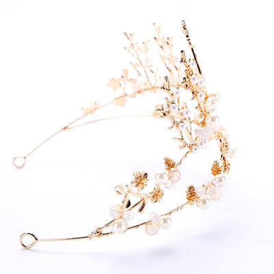 Corona de Venado Dorada - Accesorios de Boda con Motivo Animal - Image 4