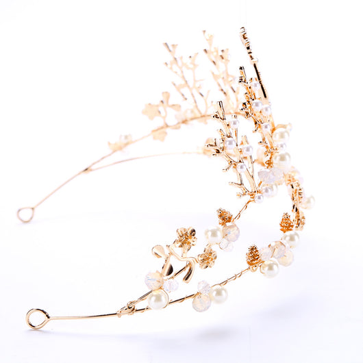 Corona de Venado Dorada - Accesorios de Boda con Motivo Animal - Image 4