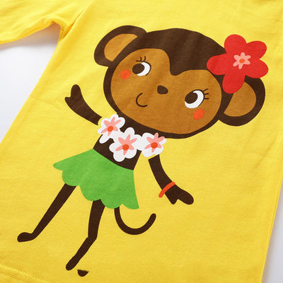 Camiseta Básica de Algodón para Niño - Estilo Europeo y Americano - Image 10