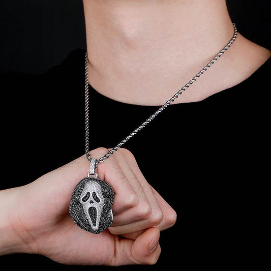 Collar Colgante Hip Hop Personalizado con Circonia Cúbica Grande