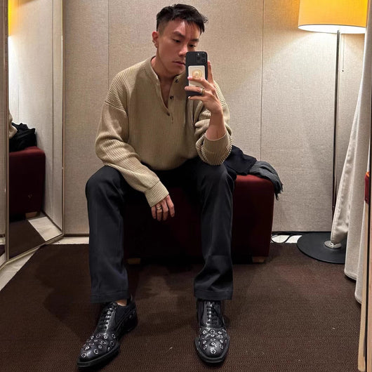Suéter Grueso Liso para Hombre - Otoño Invierno - Image 3