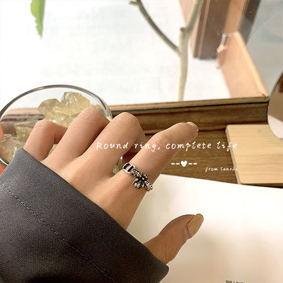 Anillo de Plata Esterlina con Abeja Resistente al Deslustre - Image 7