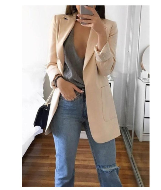Blazer Cardigan Slim Temperamento Elegante - Image 7