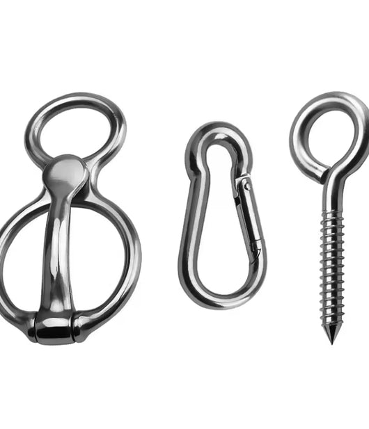 Mosquetón de Acero Carbono de Alta Resistencia con Clip de Seguridad - Image 8