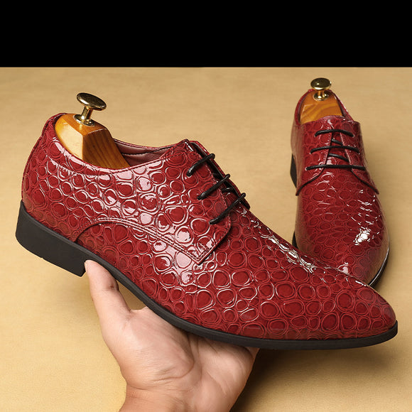 Zapatos Formales de Negocios para Hombre Tallas Grandes - Juego Completo