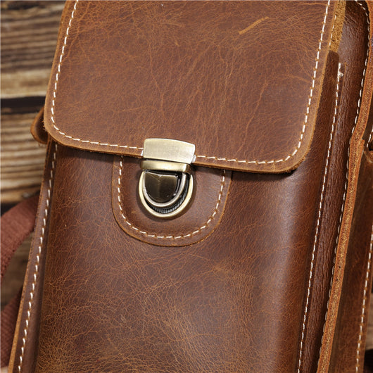 Riñonera de Cuero para Hombre - Bolsa Deportiva Versátil - Image 4