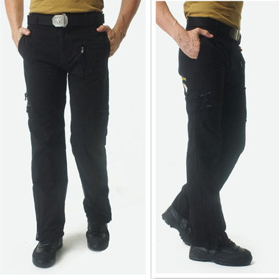 Pantalones Tácticos Militares Camouflage Hombre Pierna Recta Suelta - Image 4