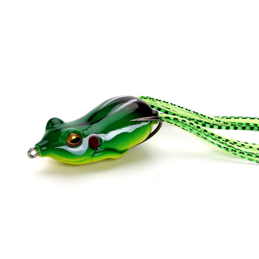 Rana Artificial Negra para Pesca de Depredadores - Señuelo Realista de Alto Rendimiento - Image 5