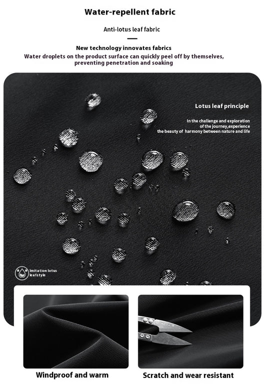 Chaqueta Impermeable Térmica de Algodón Grueso para Actividades al Aire Libre - Image 14