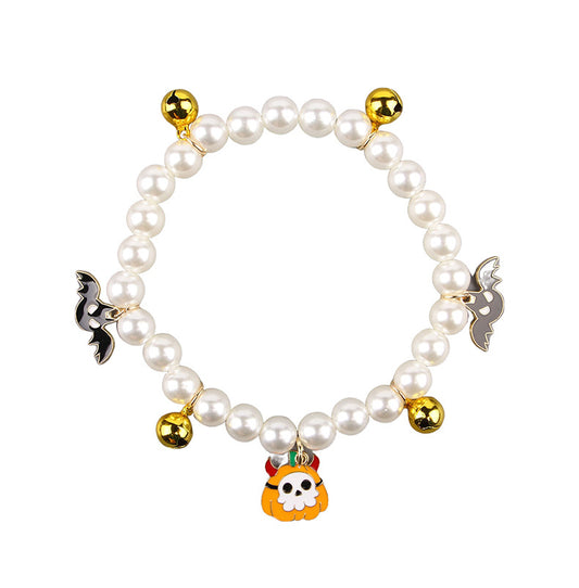 Collares de Perlas para Mascotas con Campana - Adorno Halloween para Gatos y Perros - Image 2