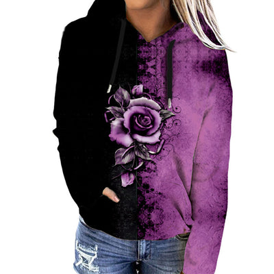 Abrigo Sudadera Estampado Suelto con Capucha para Otoño e Invierno - Image 6