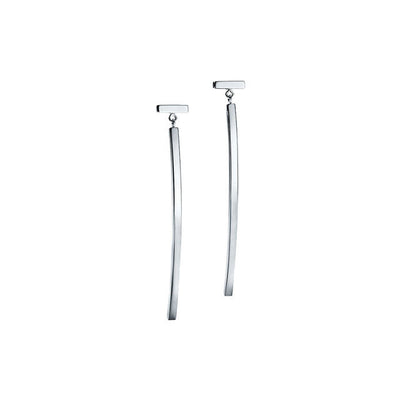 Aretes Geométricos Coreanos Largos para Mujer - Image 7