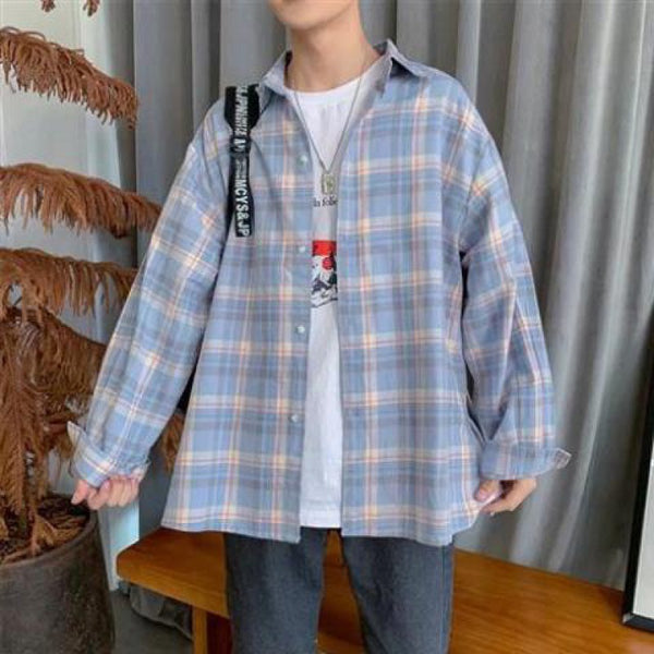 Camisa Suelta Casual de Corte Holgado