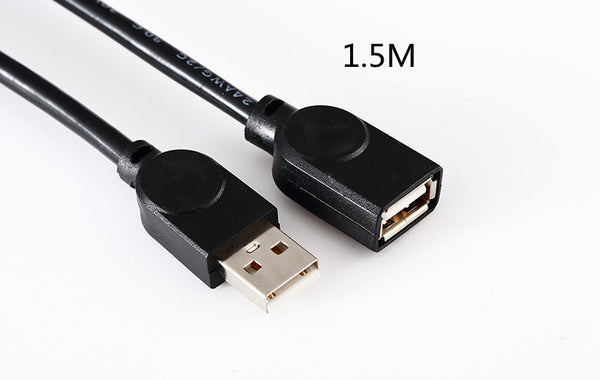 Cable Extensor USB 2.0 Negro con Núcleo de Cobre - Image 5