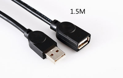 Cable Extensor USB 2.0 Negro con Núcleo de Cobre - Image 5