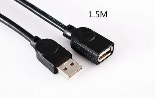 Cable Extensor USB 2.0 Negro con Núcleo de Cobre - Image 5