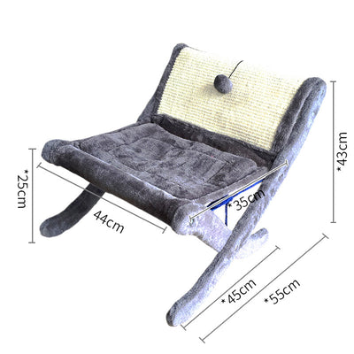 Sofá Cama para Gatos con Zona de Asoleamiento - Image 7