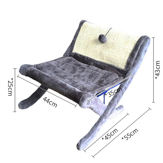 Sofá Cama para Gatos con Zona de Asoleamiento - Image 7