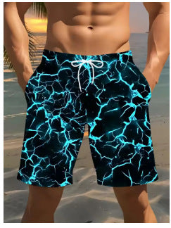 Shorts Casuales para Hombre con Estampado de Rayos - Image 19