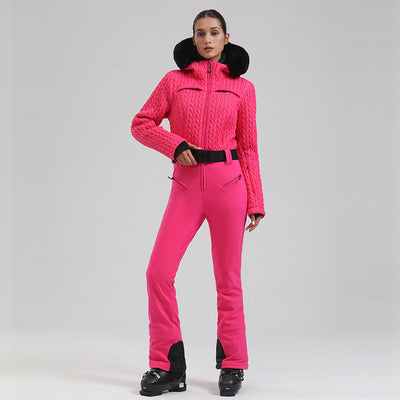 Traje de Esquí Profesional Impermeable para Mujer con Doble Tablero - Image 7