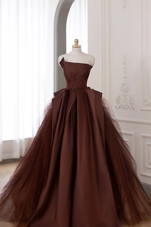 Vestido de Noche Elegante con Sostén Integrado y Falda Voluminosa - Image 7