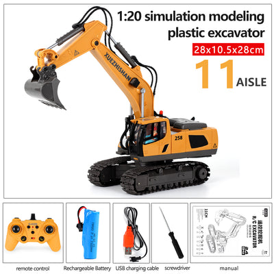 Excavadora de Control Remoto con Simulación Realista para Niños - Image 6