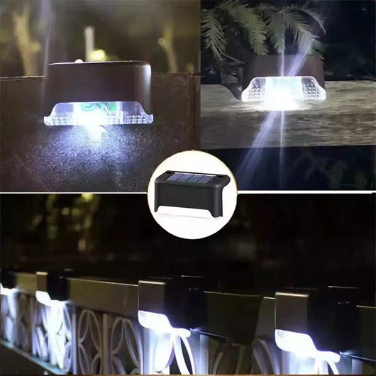 4 Luces LED Solares para Escaleras y Terrazas - Iluminación Exterior Automática - Image 8