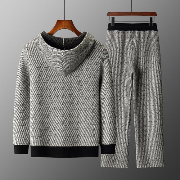 Cardigã Moletom Casual Masculino - Conjunto Versátil