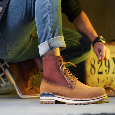 Botas Martin de Cuero Premium para Hombre Ark Bird - Caña Alta