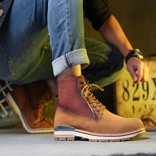 Botas Martin de Cuero Premium para Hombre Ark Bird - Caña Alta