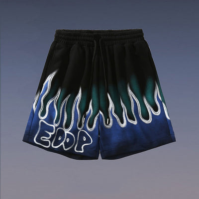 Shorts Deportivos Street Flame con Diseño Graffiti Urbano - Image 2