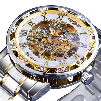 Reloj Mecánico Hueco con Cristales Brillantes - Image 23