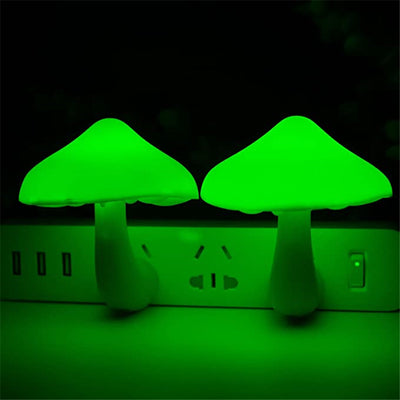 Lámpara Nocturna LED Seta con Sensor de Luz - Enchufable EU/US - Image 4