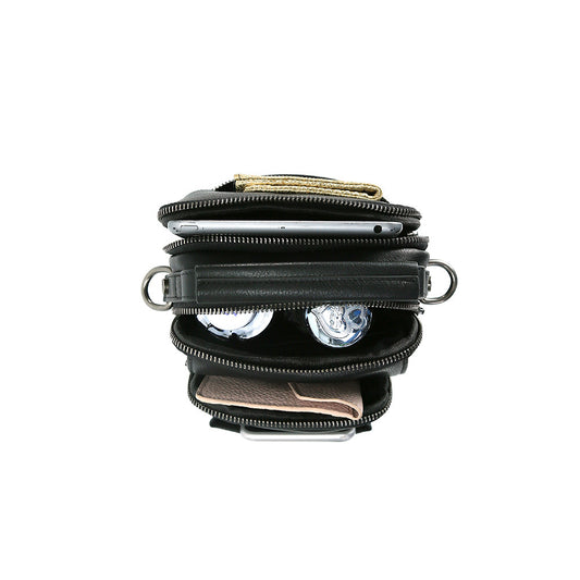 Bolsa Mensajera de Cuero Genuino Retro - Estilo Casual para Hombre - Image 2
