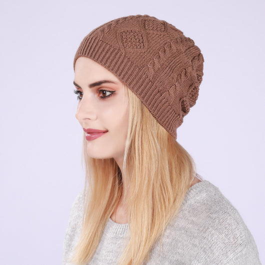Gorro Tejido Plisado de Lana Polar Unisex - Image 12