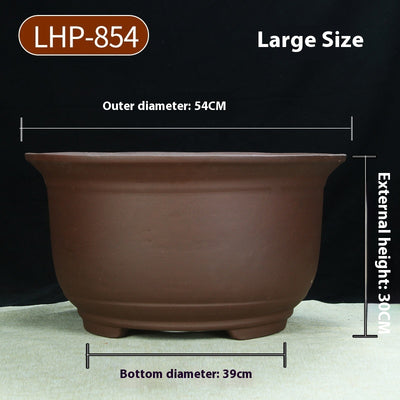 Maceta Cerámica Púrpura Grande 60cm para Árboles y Plantas Antiguas - Image 8