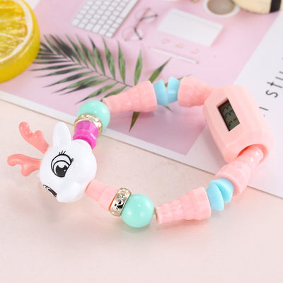 Pulsera Educativa con Cuentas y Reloj Electrónico Infantil Magic Animals - Image 9