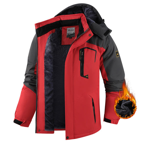 Chaqueta de Montaña Térmica Impermeable con Forro Polar