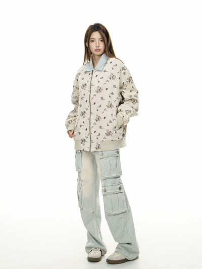 Chamarra Universitaria Unisex con Estampado 3D y Cuello Solapa - Estilo Casual Otoño - Image 10