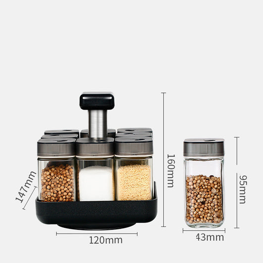 Organizador de Especias y Condimentos en Vidrio - Contenedores de Cocina - Image 7