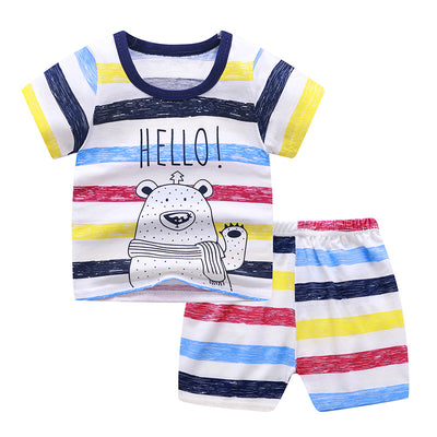 Traje Infantil de Algodón con Manga Corta para Bebé - Image 12