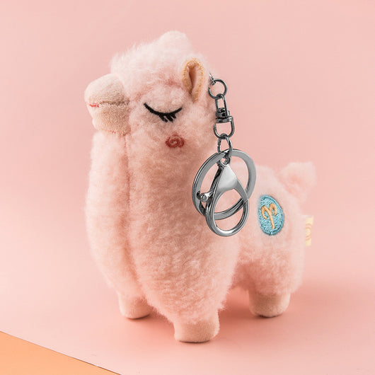 Llavero Peluche Alpaca Adorable - Doll Caballo de Barro Miniatura - Image 3