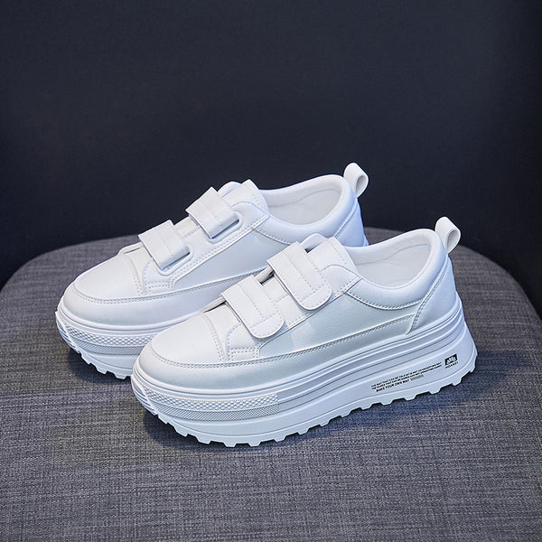 Zapatillas Blancas Plataforma Gruesa para Primavera y Otoño - Image 4
