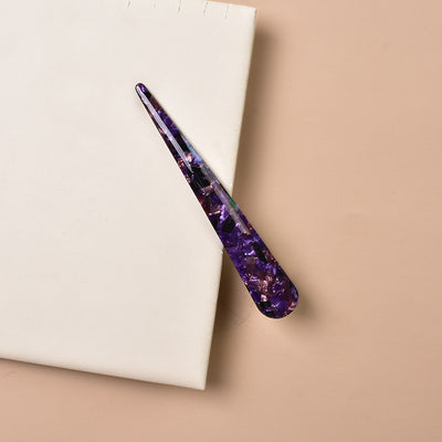 Pinza para Cabello Acrílico Estilo Coreano - Diseño Cuerno de Buey Grande - Image 10