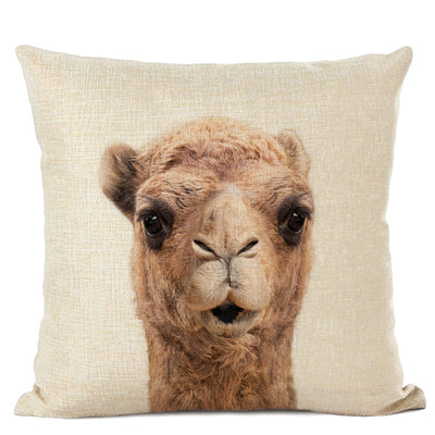 Funda de Almohada Lino con Diseño Animal - Loro y Venado - Image 11