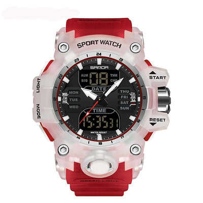 Reloj Inteligente Hombre Estilo Coreano Resistente al Agua y Golpes con Pantalla Transparente - Image 11