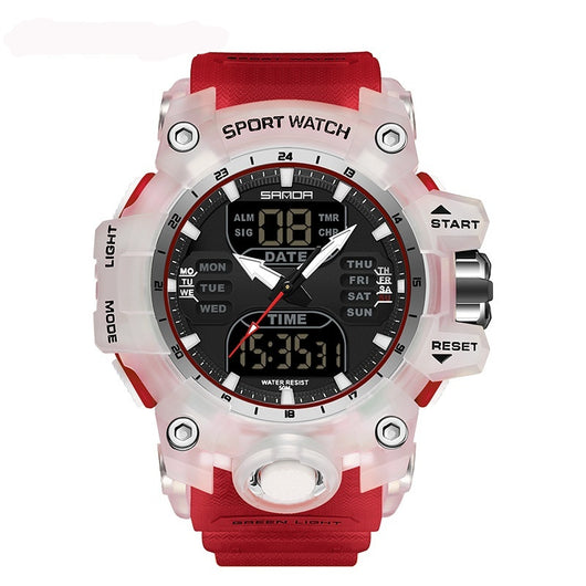 Reloj Inteligente Hombre Estilo Coreano Resistente al Agua y Golpes con Pantalla Transparente - Image 11