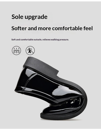 Zapatos de Cuero Elegantes con Diseño Slip-On Espejo - Image 11