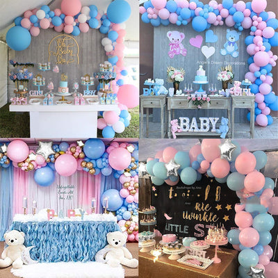 Arco de Globos Revelación de Género - Decoración Fiesta Azul y Rosa - Image 5