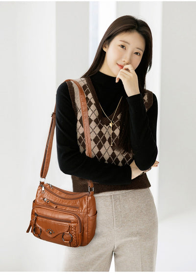 Bolsa Maternal de Cuero PU Suave con Diseño Avanzado - Image 18